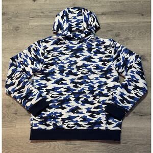 Greyson Golf Chene Hoodie Camoscape Northstar Blue Large Sweatshirt L EUC